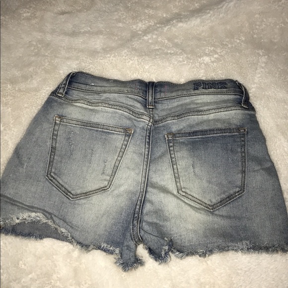 DENIM SHORTS victoria secret pink - Picture 3 of 3
